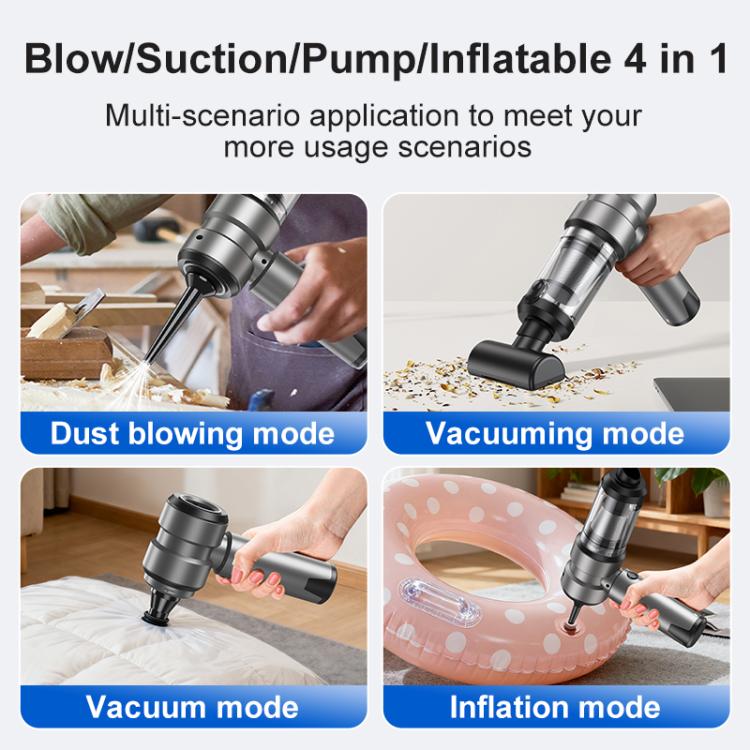LT-147 Three-speed Long Range Car Cordless Vacuum Cleaner Brushless 4 In 1 Vacuum Cleaner