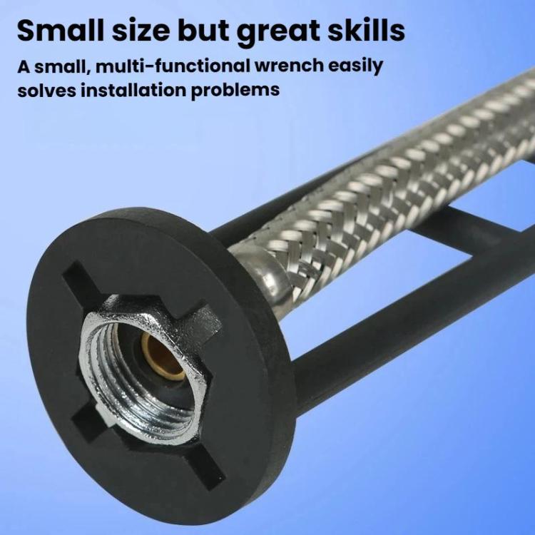 2pcs Multi-function Faucet Installation Wrench Sink Pipe Angle Valve Installation Repair Removal Tool, A Small+B Large