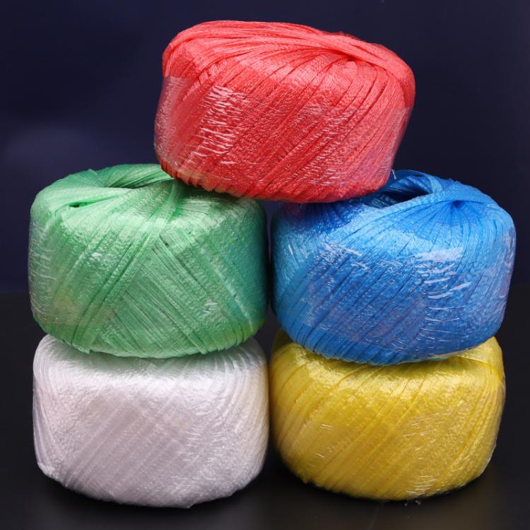 Nylon Binding Rope Tear Film Packing Rope, Large Roll White, Large Roll Red, Large Roll Yellow, Large Roll Blue, Large Roll Green, White, Red, Yellow, Blue, Green