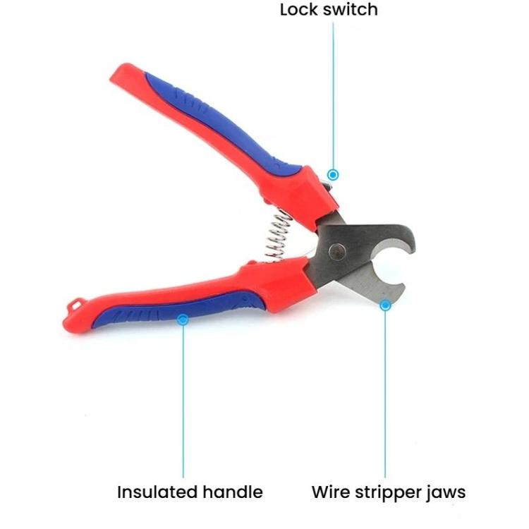 PV Cable Cutter Solar Wire Cutting Pliers, WX-206