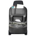 1109 Car Seat Back Leather Storage Organizer Vehicle-Mounted Hanging Trash Bag