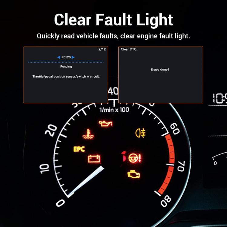 OBD2 Fuel Injector Diagnostic Tool For Automotive Signal Output Fault Diagnosis
