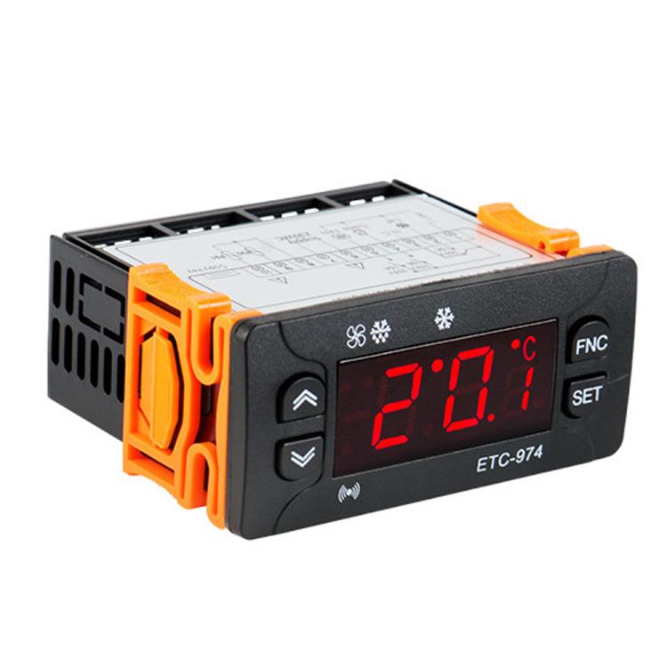 ETC-974 Embedded Digital Temperature Controller With Cooling, Defrost, And Fan Functions, ETC-974 220V, ETC-974 110V