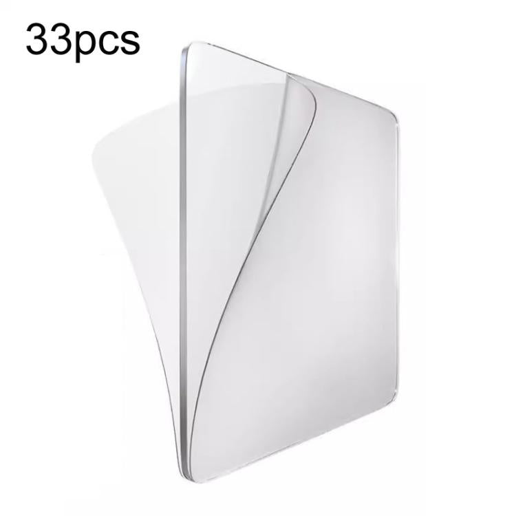 Transparent Double-Sided Adhesive Pads Cuttable & Residue-Free Mounting Stickers, 33pcs