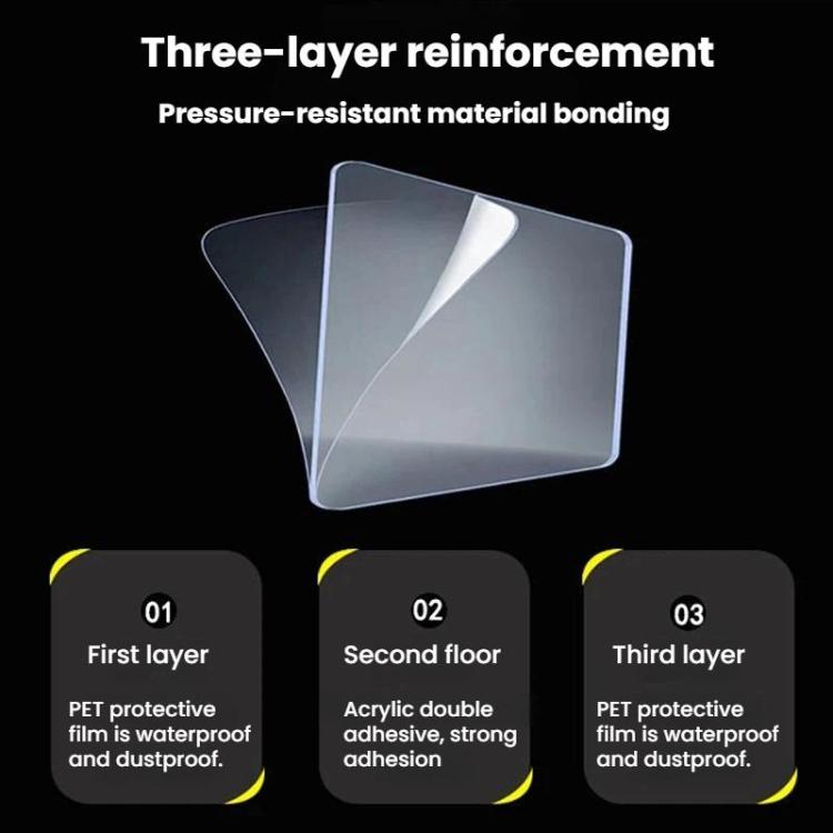 Transparent Double-Sided Adhesive Pads Cuttable & Residue-Free Mounting Stickers, 33pcs