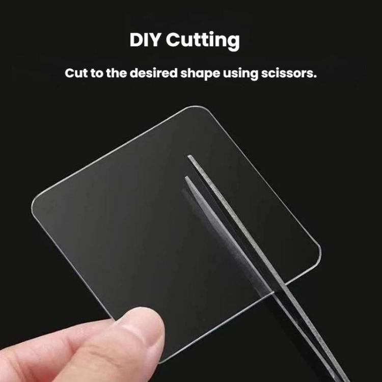 Transparent Double-Sided Adhesive Pads Cuttable & Residue-Free Mounting Stickers, 33pcs