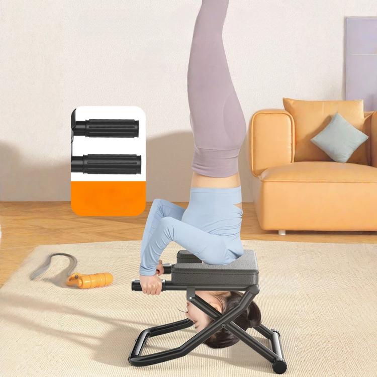Foldable Yoga Inversion Bench Heavy-Duty Anti-Tip Chair for Home Fitness Body Shaping