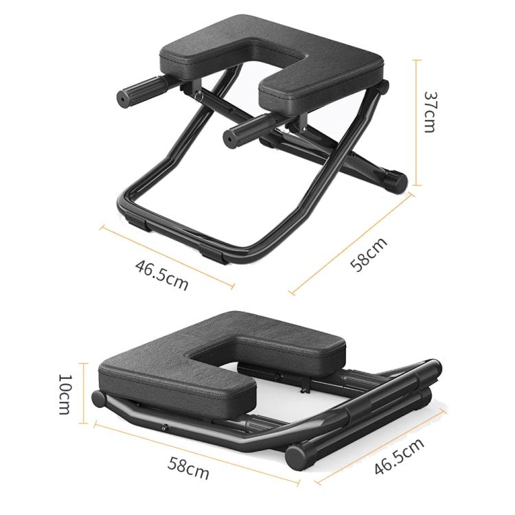 Foldable Yoga Inversion Bench Heavy-Duty Anti-Tip Chair for Home Fitness Body Shaping