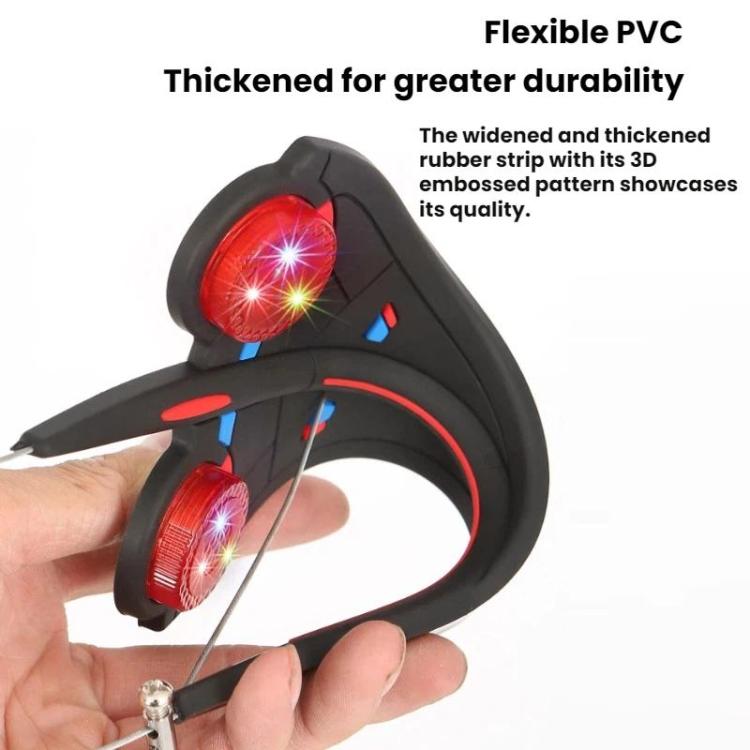 Automotive Wear-resistant Exhaust Pipe Grounding Anti-static Strap, Luminous + Reflective, Reflective