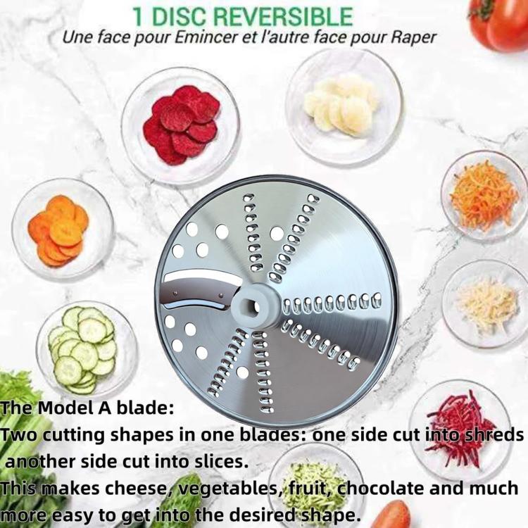 For Thermomix TM6 & TM5 Stainless Steel Cheese, Fruit & Vegetable Slicer & Grater Attachment, Slicer & Grater