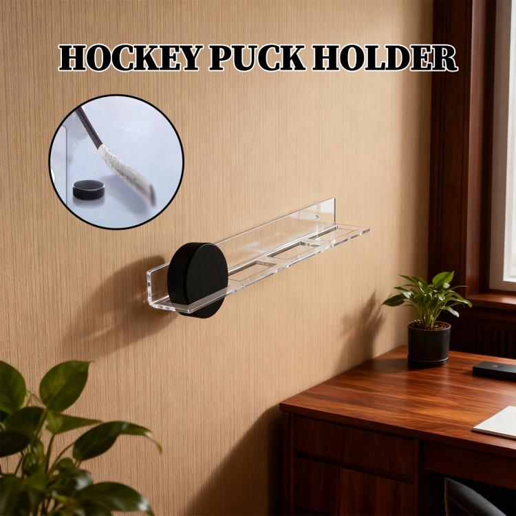 2pcs /Set Acrylic Hockey Wall Mount Storage Rack, 1pc, 2pcs /Set