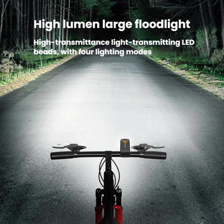 Portable High-Brightness Bike Light 4-Mode Outdoor Night Riding Light, SMILING SHARK QX-D404