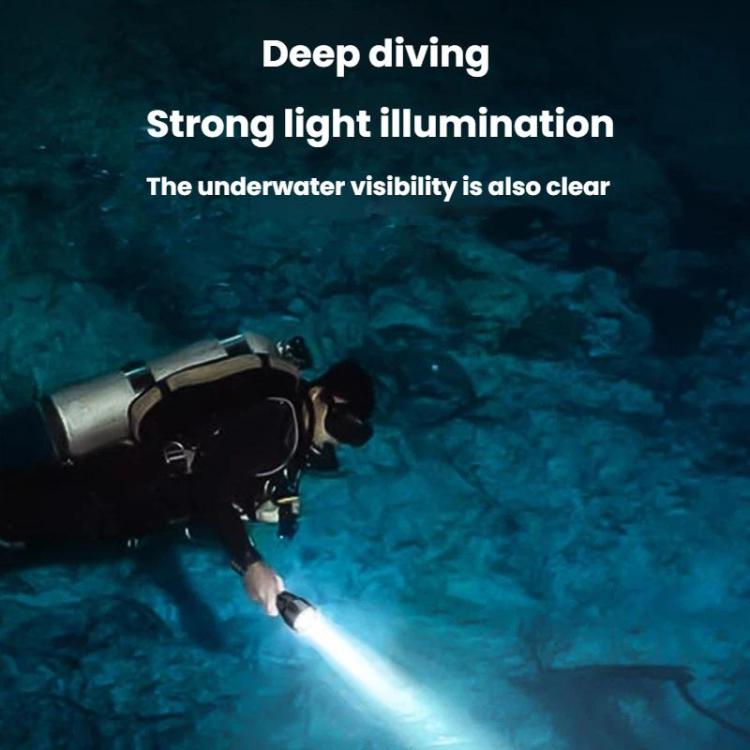 High-Intensity Diving Flashlight Amphibious Magnetic Control Diving Light, SMILING SHARK SD-Q20A, SMILING SHARK SD-Q20B