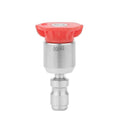 1/4-inch High-pressure Car Wash Machine Universal Rotating Quick-connect Nozzle, 0 Degree, 15 Degree, 25 Degree, 40 Degree