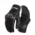 SULAITE Motorcycle Sheepskin Protective Breathable Full-Finger Gloves, For Summer, For Winter With Fleece Lining