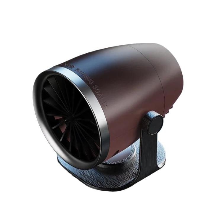 Vehicle-mounted Heater With Adjustable Fan Speed Defogging Defrosting Heater, Black 12V, Black 24V, Brown 12V, Brown 24V