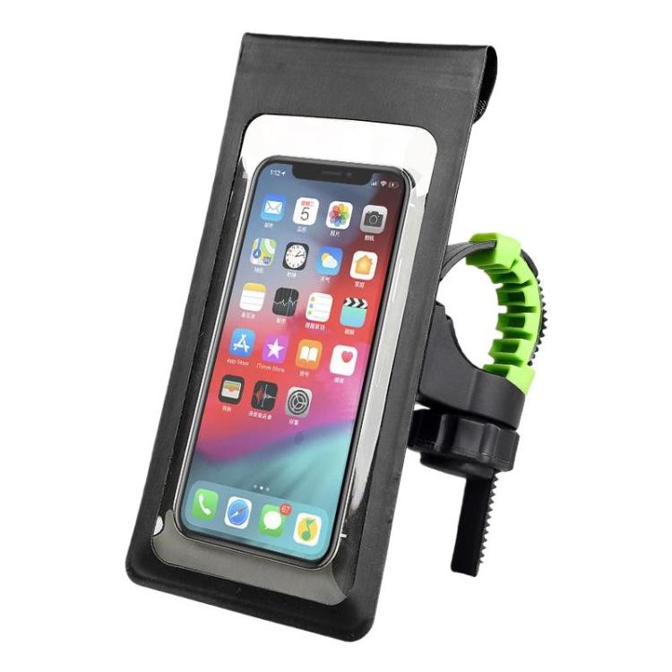 Bicycle/Motorcycle Waterproof Bag Phone Holder, F1-C Handlebar Mount, F1-M Rearview Mirror Mount