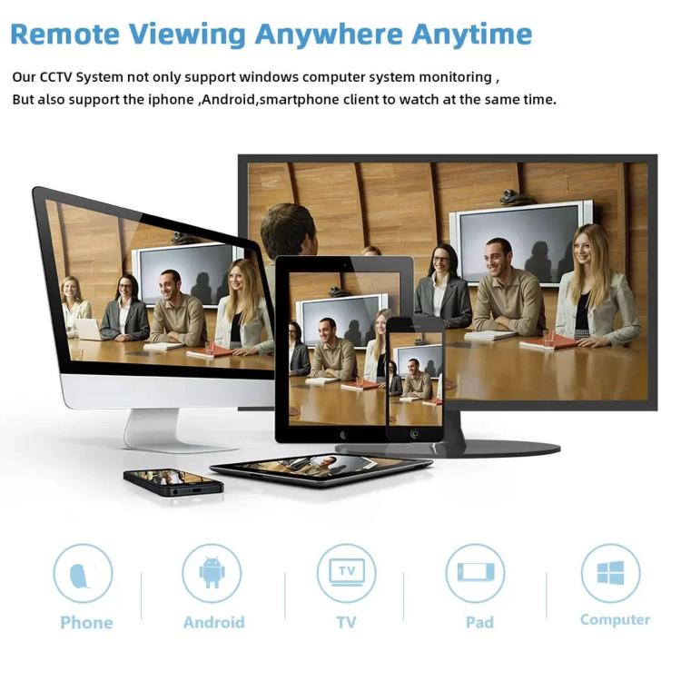 5-In-1 Hybrid Security DVR Recorder 1080N High Definition Home CCTV System For Analog/AHD/CVI/TVI/IP Cameras, 4CH, 8CH