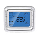 220V Digital Thermostat with Large LCD Display for FCU Air Conditioner, T6861H2WB, T6861H2WG