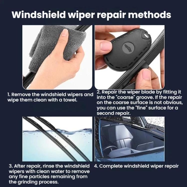 G10 5pcs Car Wiper Restorer Wiper Blade Rubber Strip Repair & Grinding Tool