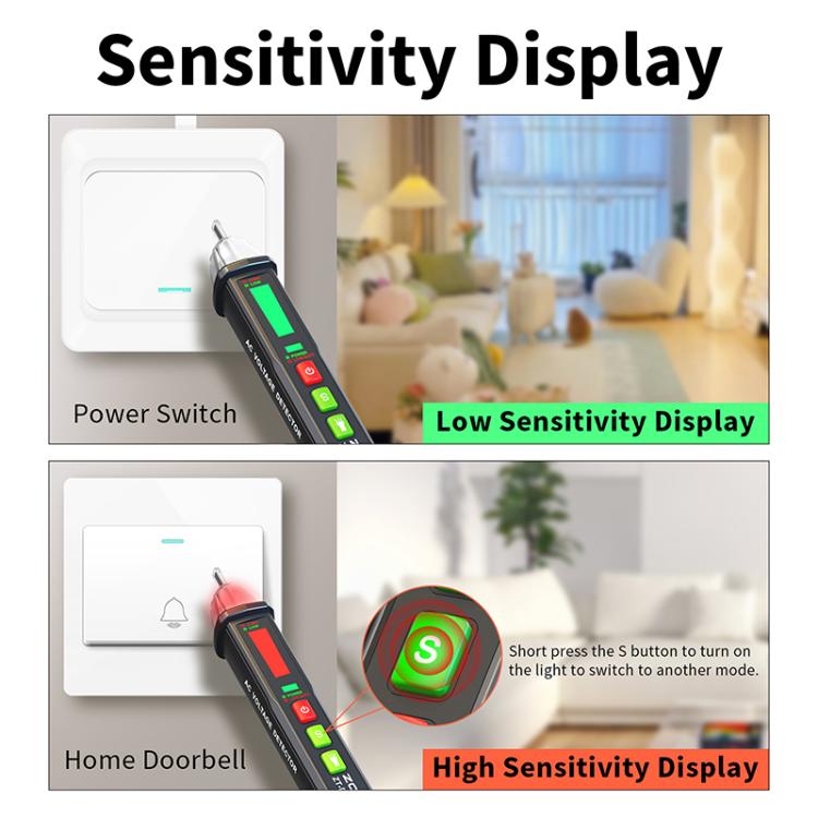 ZOYI Non-Contact Smart Induction Voltage Tester Pen, DB02, DB03