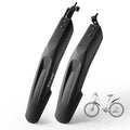 WEST BIKING Extra Wide & Long Mountain Bike Fenders, Full Coverage Mud Guards for 20 22 24 Inch Bicycles