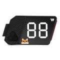 WEST BIKING USB-C Rechargeable Bicycle Number Plate Light 3 Light Modes, Adjustable Number 0-99