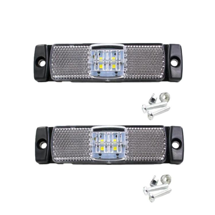 LMYB021 2pcs 12V / 24V Truck LED Signal Light Side Marker Light