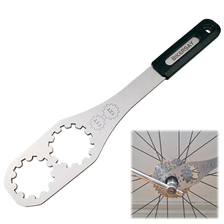 BIKERSAY Cassette Freewheel Removal Tool 11T/12T Flywheel Fixed Wrench