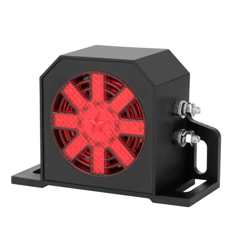 Waterproof Automotive Voice Reversing Alarm/Horn With Light, 9-80V With Light