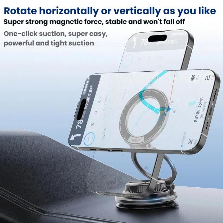 M11 Magnetic Car Phone Holder Foldable Dashboard Mounting Navigation Holder