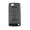 For Peugeot / Citroen Folding Car Remote Key Shell Special MPV Key, Grooveless With Seat VA2, CE0536, Grooved Without Seat HU83, CE0523