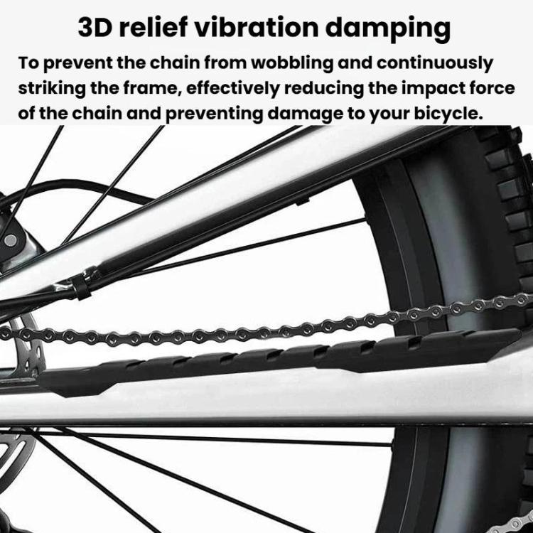 ENLEE TPU-01 Bike Chain Anti-Scratch Protector Strip Down Tube Anti-Scratch Shock-Absorbing Sticker