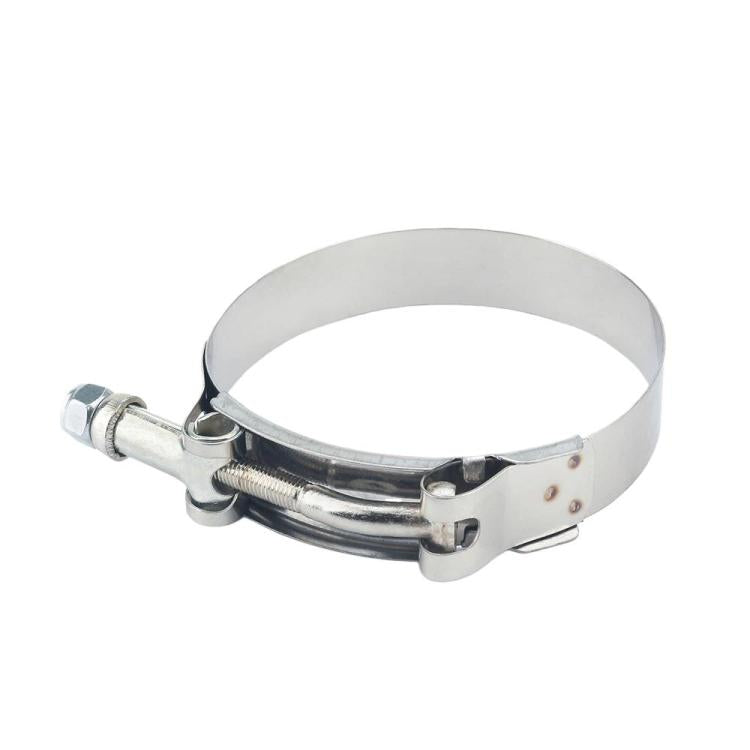 Automotive Motorcycle Muffler Exhaust Pipe Clamp Stainless Steel T-Type Heavy-Duty Clamp, 2 inch 51-61mm, 2.5 inch 64-74mm, 3 inch 77-87mm, 4 inch 102-112mm