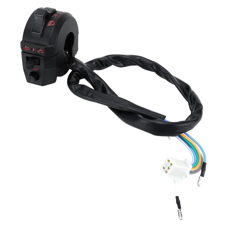 Motorcycle/ATV Turn Signal Kit With Wiring Harness Relay Indicator Lights And Horn Set, CP-5225