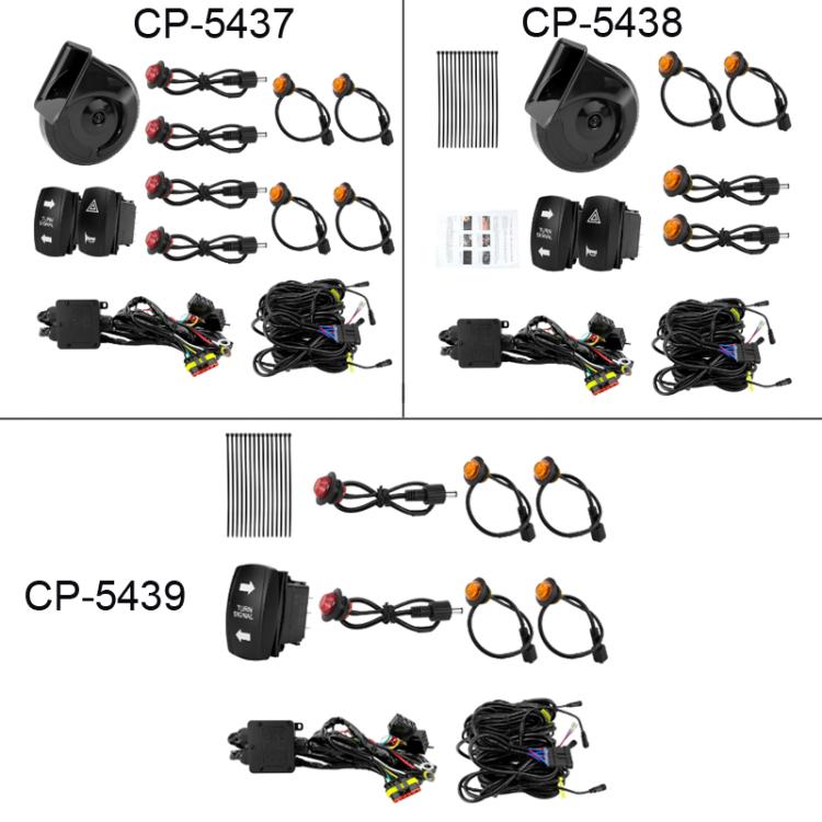 ATV LED Turn Signal Relay Kit, 8 LED Lights+Square Horn, 4 LED Lights+Square Horn, 6 LED Lights+1 Switch