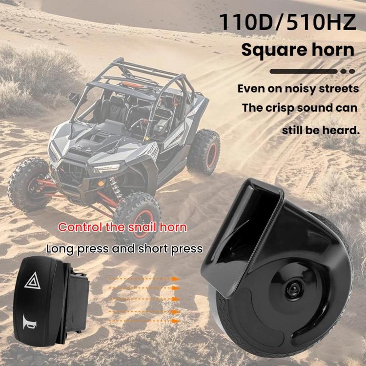 ATV LED Turn Signal Relay Kit, 8 LED Lights+Square Horn, 4 LED Lights+Square Horn, 6 LED Lights+1 Switch