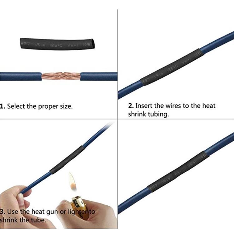 Thermoresistant Tube Heat Shrink Wrapping Kit, 164 in 1, 560 in 1, 750 in 1, 780 in 1, 800 in 1