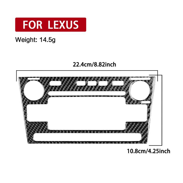 For 1999-2005 LEXUS IS300 Left-Hand Drive Radio Panel Sticker Type A, Type A Black, Type A Red