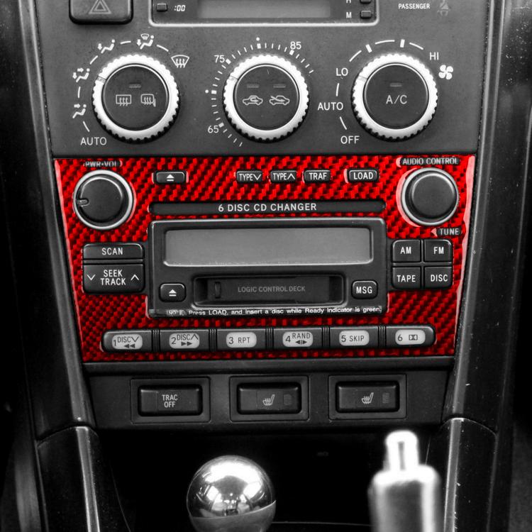 For 1999-2005 LEXUS IS300 Left-Hand Drive Radio Panel Sticker Type A, Type A Black, Type A Red