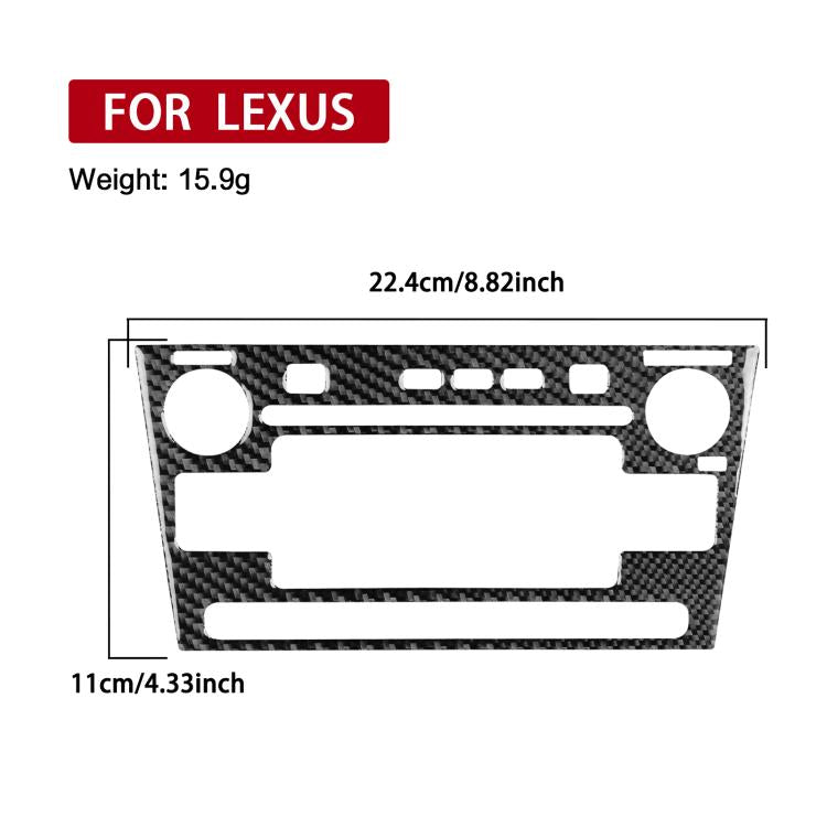 For 1999-2005 LEXUS IS300 Left-Hand Drive Radio Panel Sticker Type B, Type B Black, Type B Red