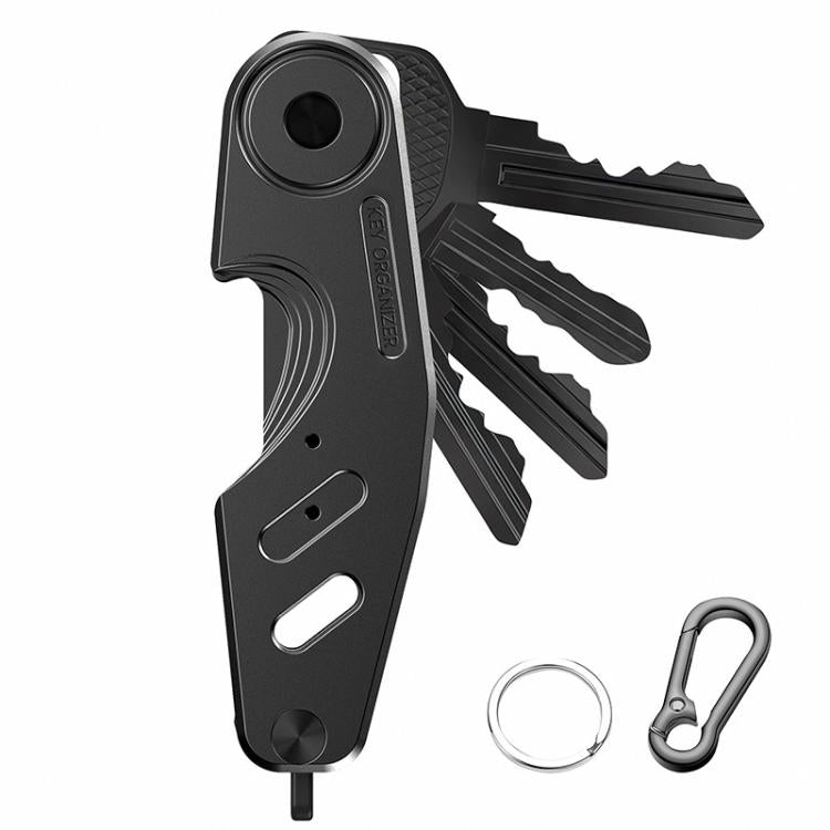 Vintage Style Aluminum Key Holder Car Key Fob Clip for 2-6 Keys Ideal Gift for Men