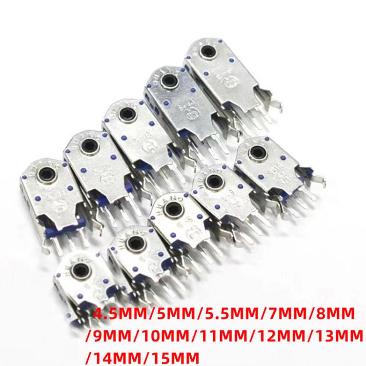 10pcs Mouse Wheel Encoder, Black Core 4.5mm, Black Core 5mm, Black Core 5.5mm, Black Core 15mm, Blue Core 7mm, Blue Core 8mm, Blue Core 9mm, Blue Core 10mm, Blue Core 11mm, Blue Core 12mm, Blue Core 12.6mm, Blue Core 13mm, Blue Core 14mm
