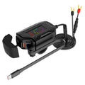 CS-2035A1 IP65 Waterproof Dustproof Motorcycle Phone Charger Retractable USB Charging Cable, CS-2035A1