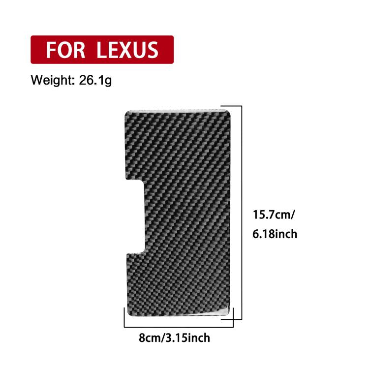 For 1999-2005 Lexus IS300 Left-Handed Drive 2pcs /Set Cupholder Sticker Set, Left-Handed Drive