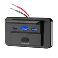 One To Three PD3.0 / QC3.0 Car Fast Charging USB Retrofit Charger