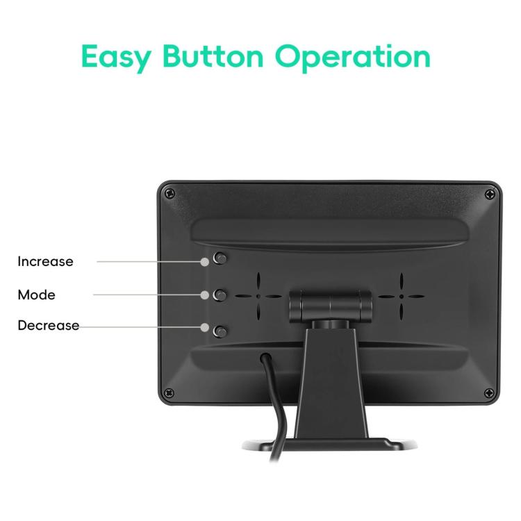 4.3 Inch 480P In-Car IPS Screen Baby Stroller Rear Seat Monitor