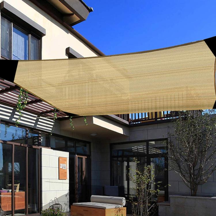 Outdoor Edged Sunshade Sail Patio Corner Reinforced Sun Protection Net, 2x2m, 2x3m, 2x4m, 2x5m, 3x3m, 4x4m, 4x5m, 4x6m, 5x5m