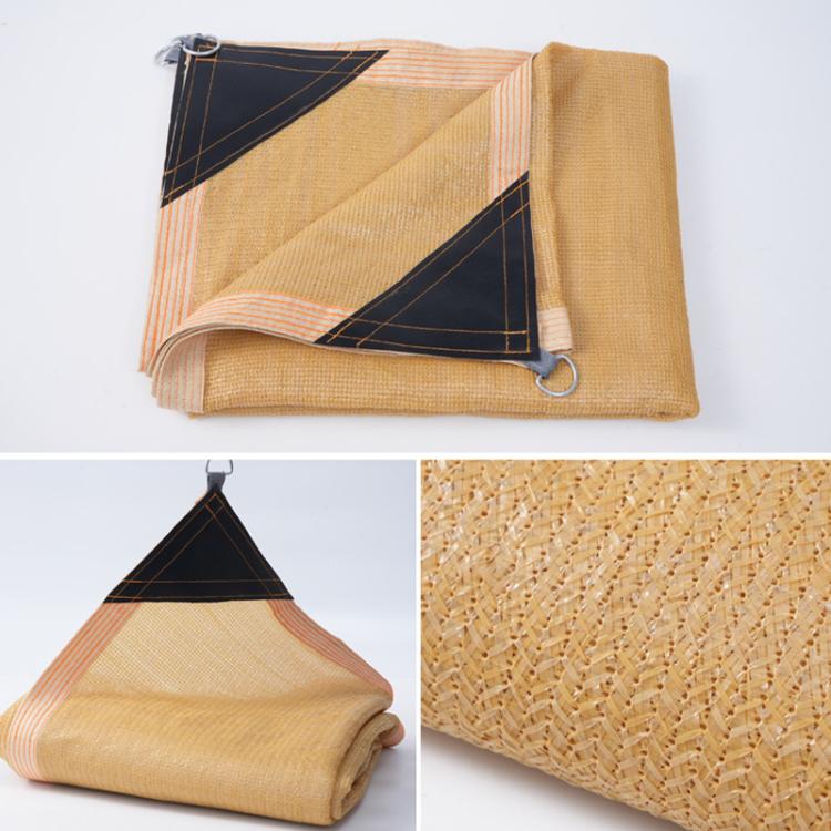Outdoor Edged Sunshade Sail Patio Corner Reinforced Sun Protection Net, 2x2m, 2x3m, 2x4m, 2x5m, 3x3m, 4x4m, 4x5m, 4x6m, 5x5m