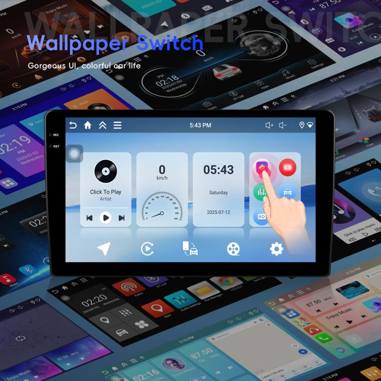 For Honda Civic Android 15 Car Navigation Bluetooth Player, 4-Core 2GB + 64GB, 4-Core 4GB + 64GB, 4-Core 4GB + 128GB, 8-Core 4GB + 64GB, 8-Core 6GB + 128GB